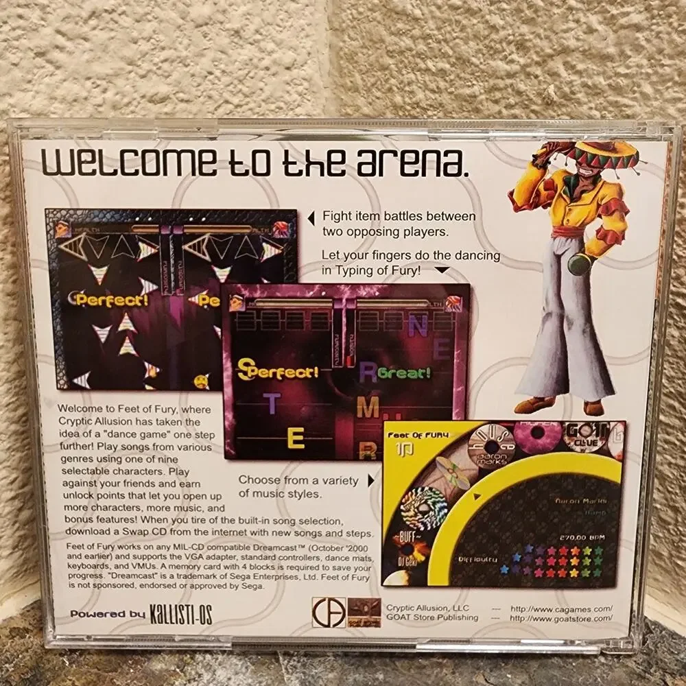 Game - Feet of Fury (CIB) - Dreamcast - Sega